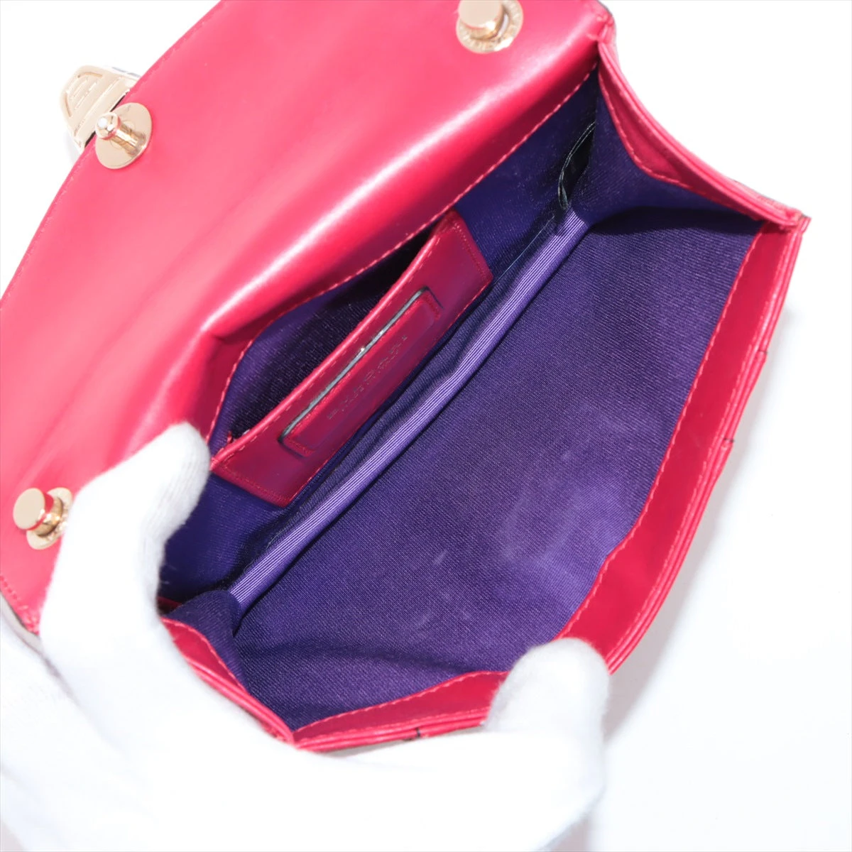N2137 超美品!! ブルガリ セルペンティ　ショルダーバッグ ミラー付 N2137 超美品!! ブルガリ セルペンティ ショルダーバッグ ミラー