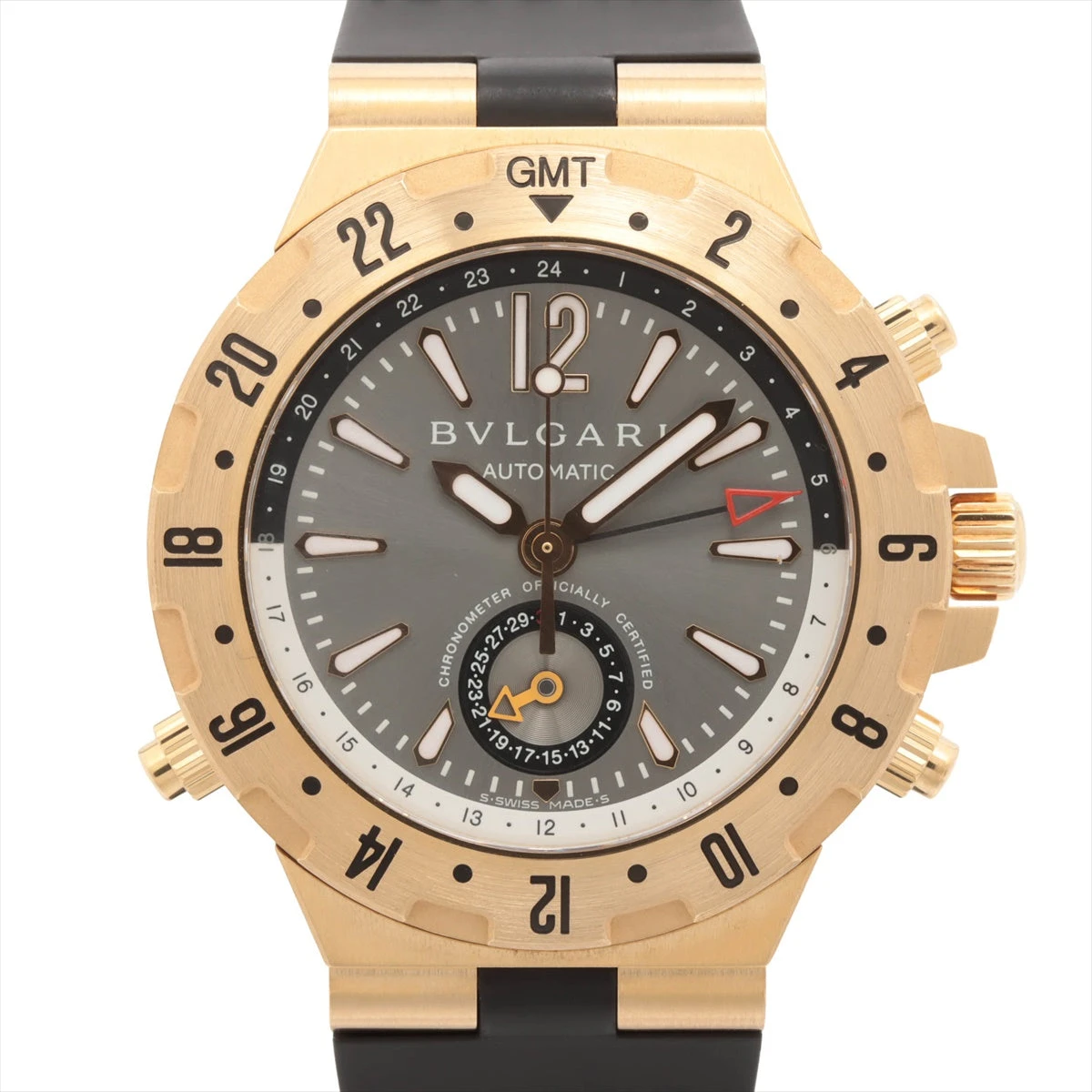 BVLGARI ディアゴノ　GMT Bvlgari Diagono Professional GMT 40mm Steel Automatic Mens