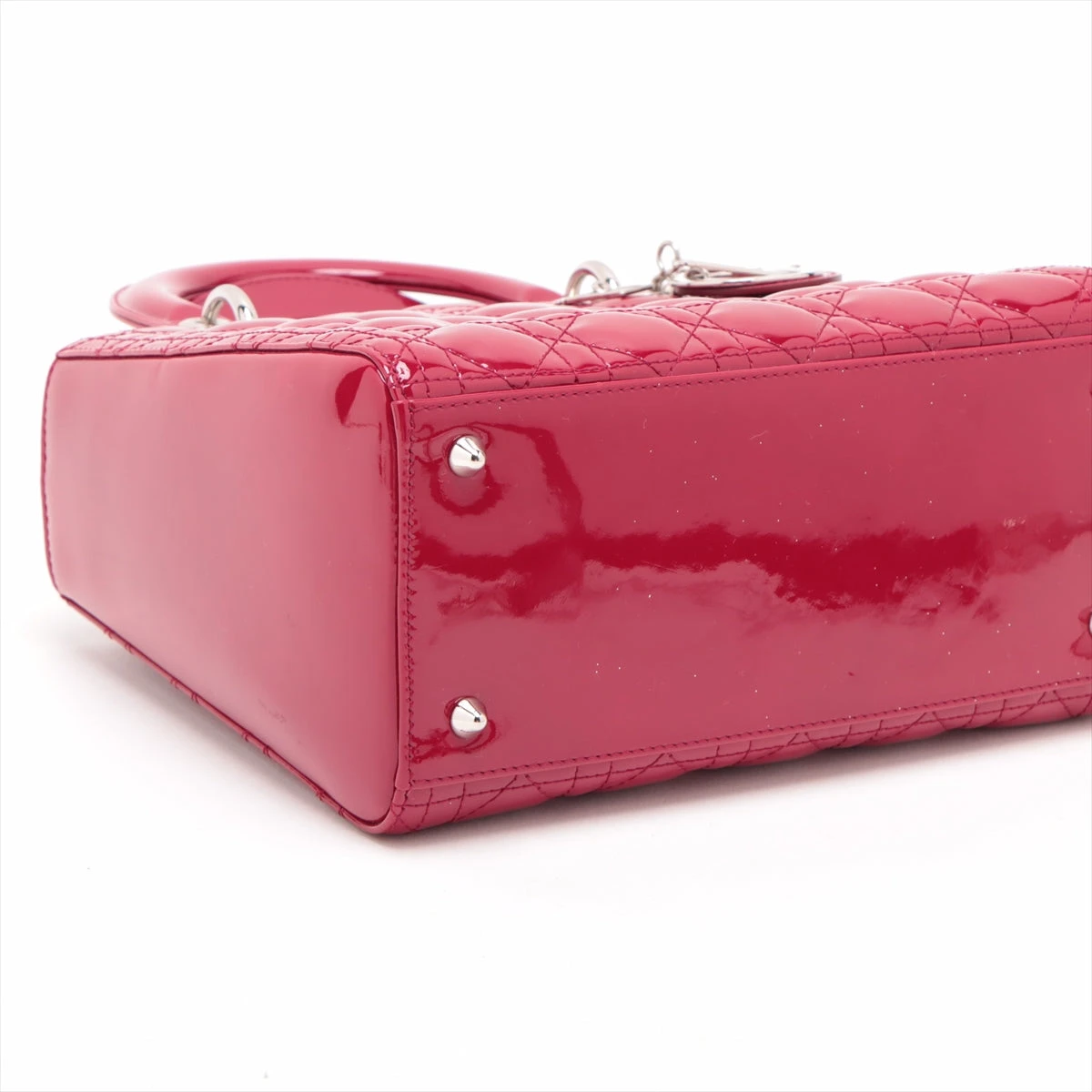 クリスチャンディオール レディディオール カナージュ パテントレザー