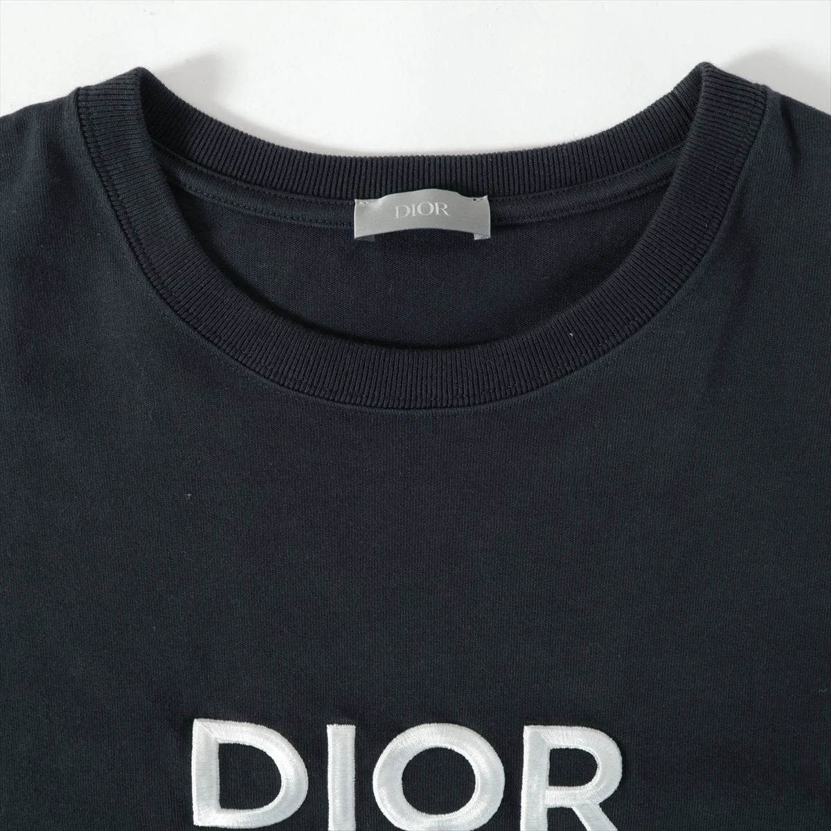 ディオール コットン Tシャツ XL メンズ ブラック 413J696F0554