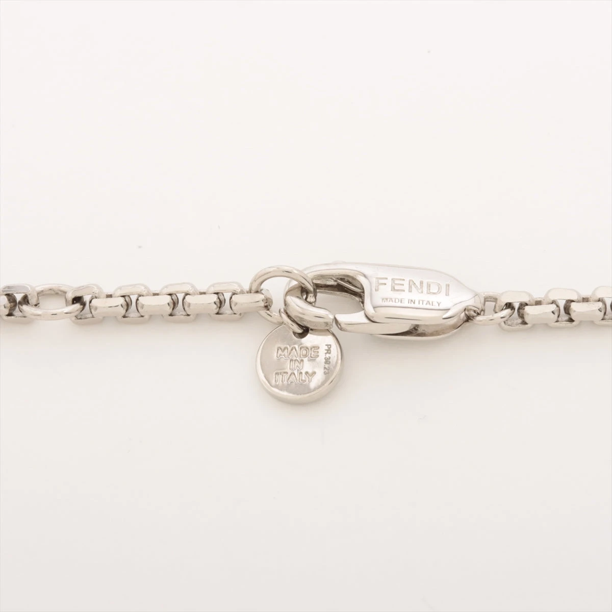 フェンディ FFロゴ ネックレス GP シルバー AH020468｜中古ブランド品