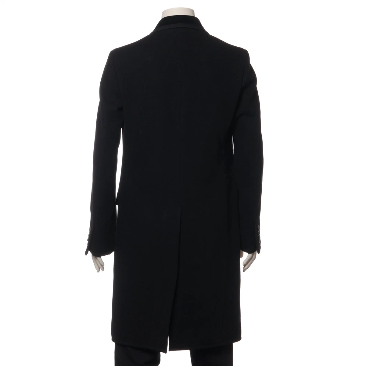 グッチ ウール ロングコート 46R メンズ ブラック 488545 A3033741