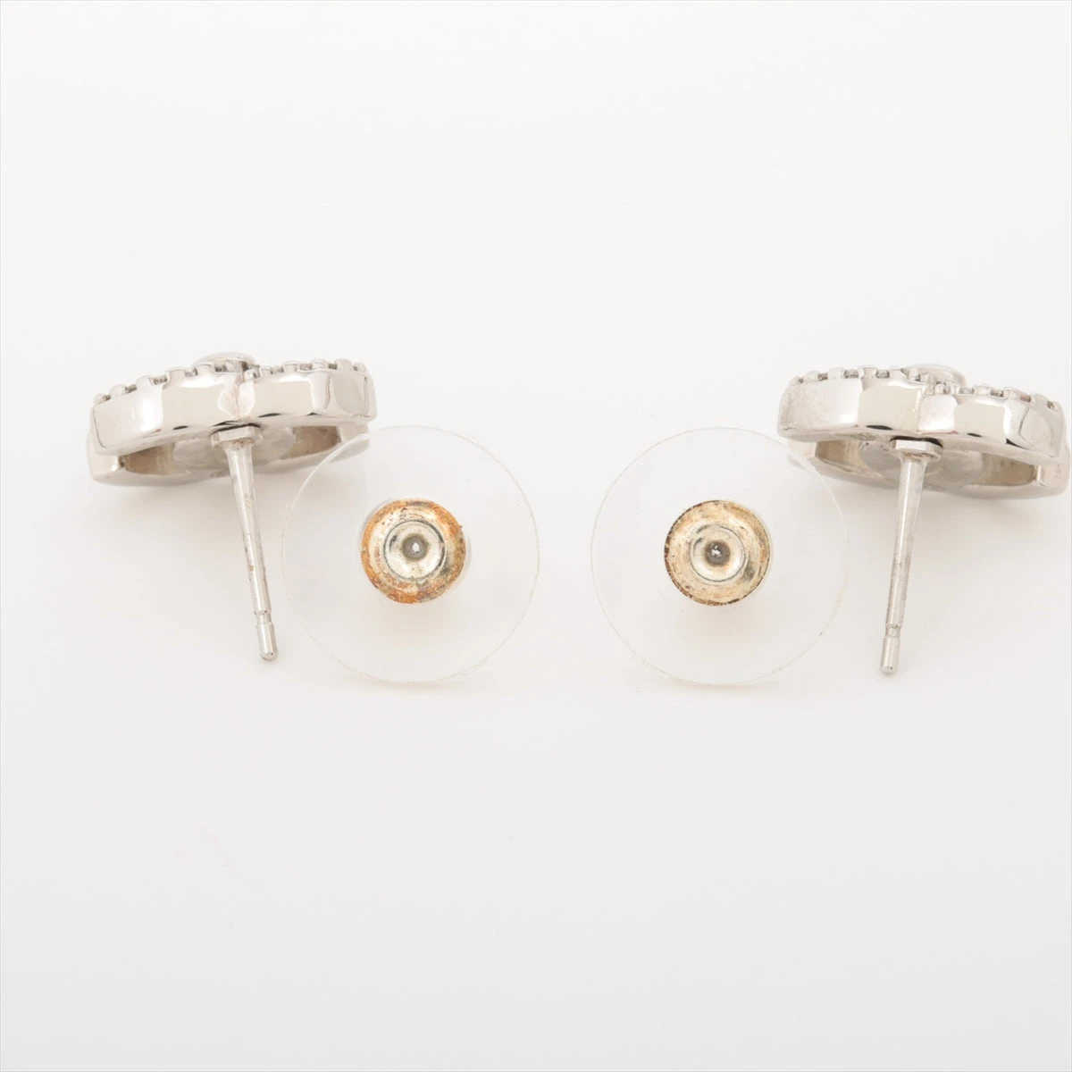 【耳元を飾る小さなart】CHANEL メタル×ラインストーン Earring 230209-100b.jpg