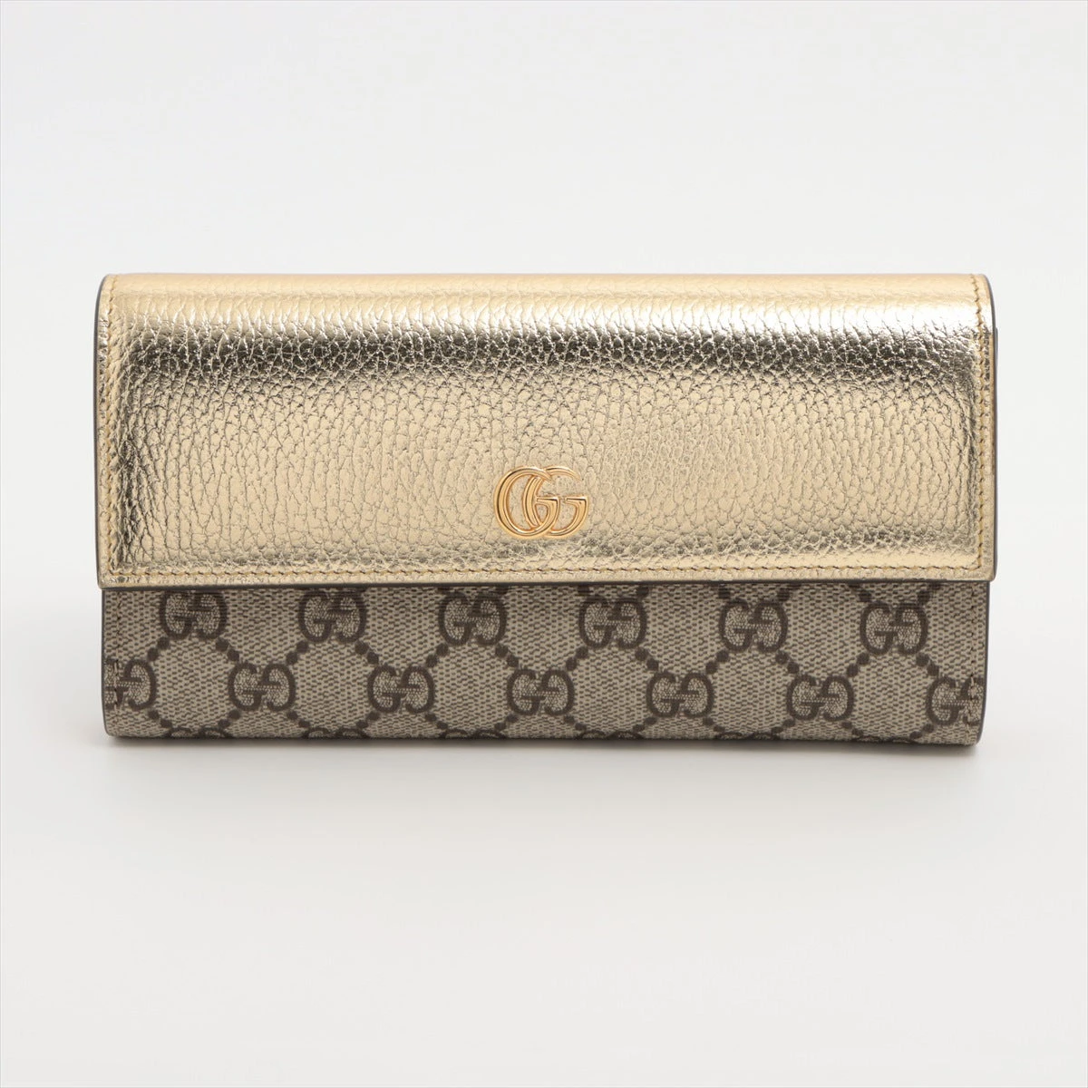 Gucci ゴールド 長財布 グッチ(GUCCI)|GG柄ゴールド長財布|HARDOFFオフモール（オフモ