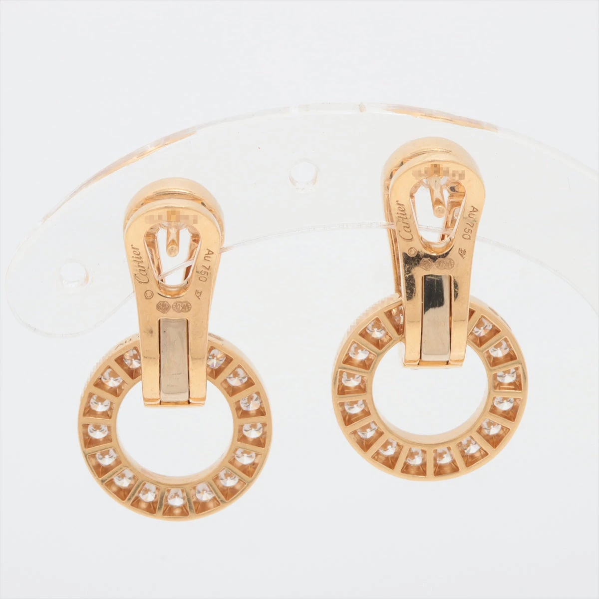 カルティエ イマリア Au750 ダイヤモンド パール ピアス 楽天市場】カルティエ Cartier ピアス イマリア ラウンド