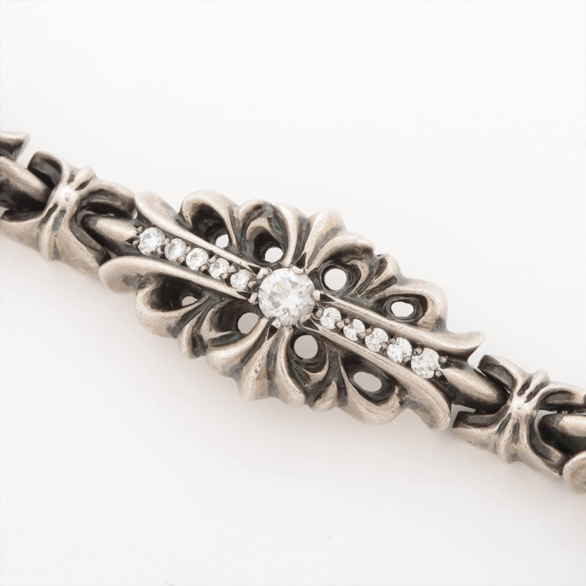 シルバー 925 /フローラルクロスリンクブレスレット 楽天市場】CHROME HEARTS ID BRACELET クロムハーツ ID