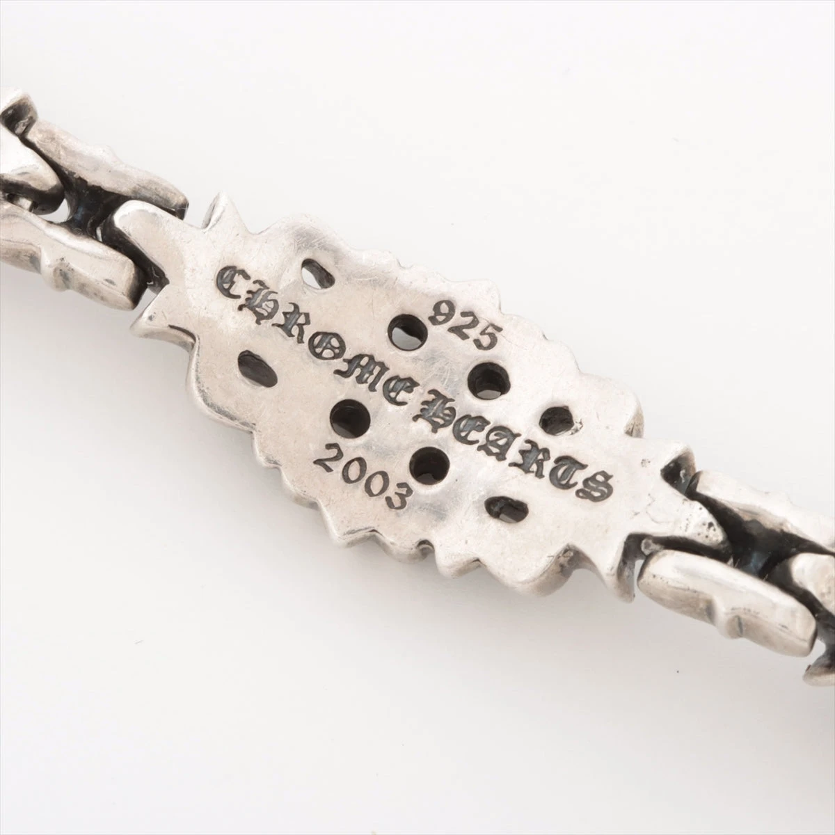 クロムハーツ フローラルクロスリンク ブレスレット 925 50.8g