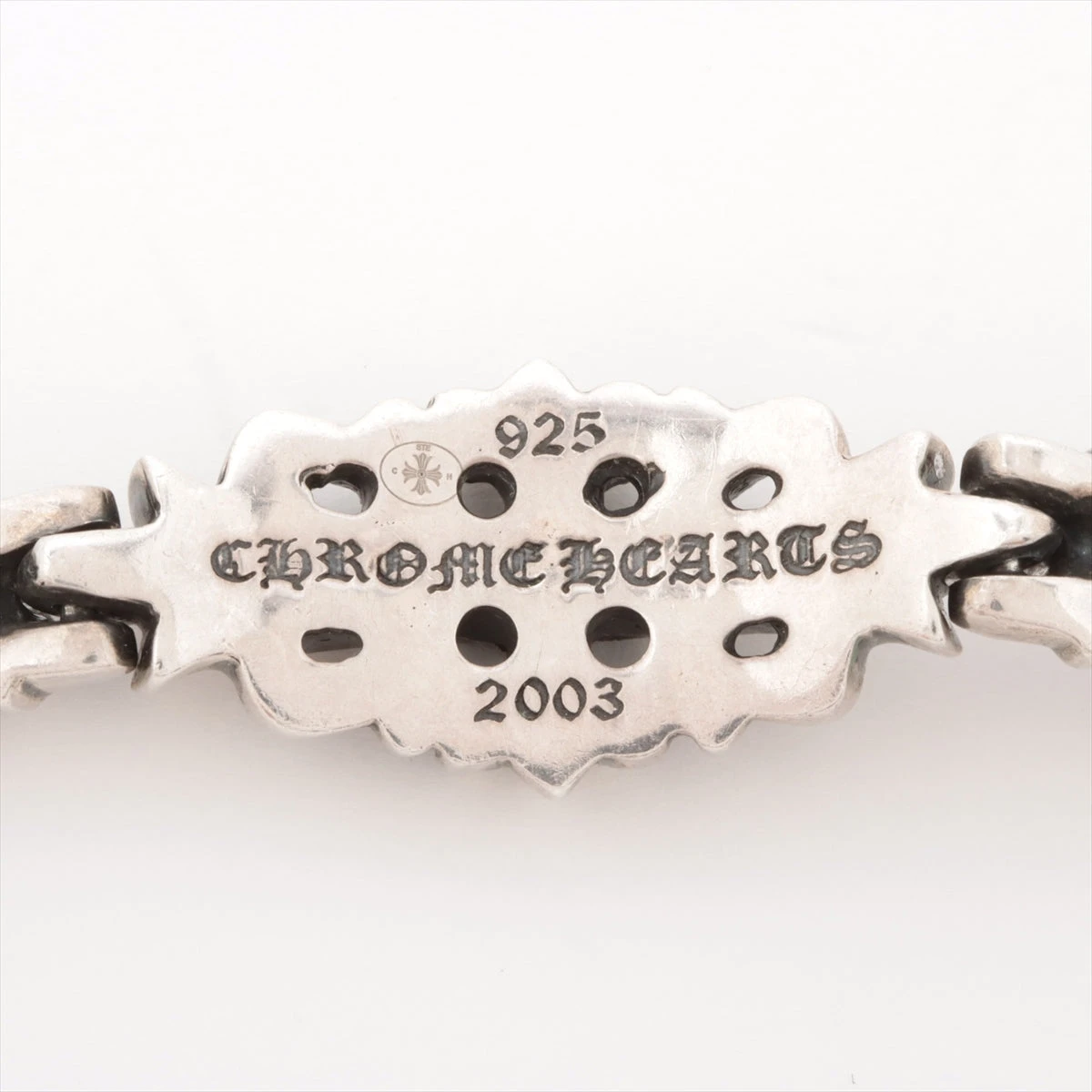 シルバー 925 /フローラルクロスリンクブレスレット 楽天市場】CHROME HEARTS ID BRACELET クロムハーツ ID