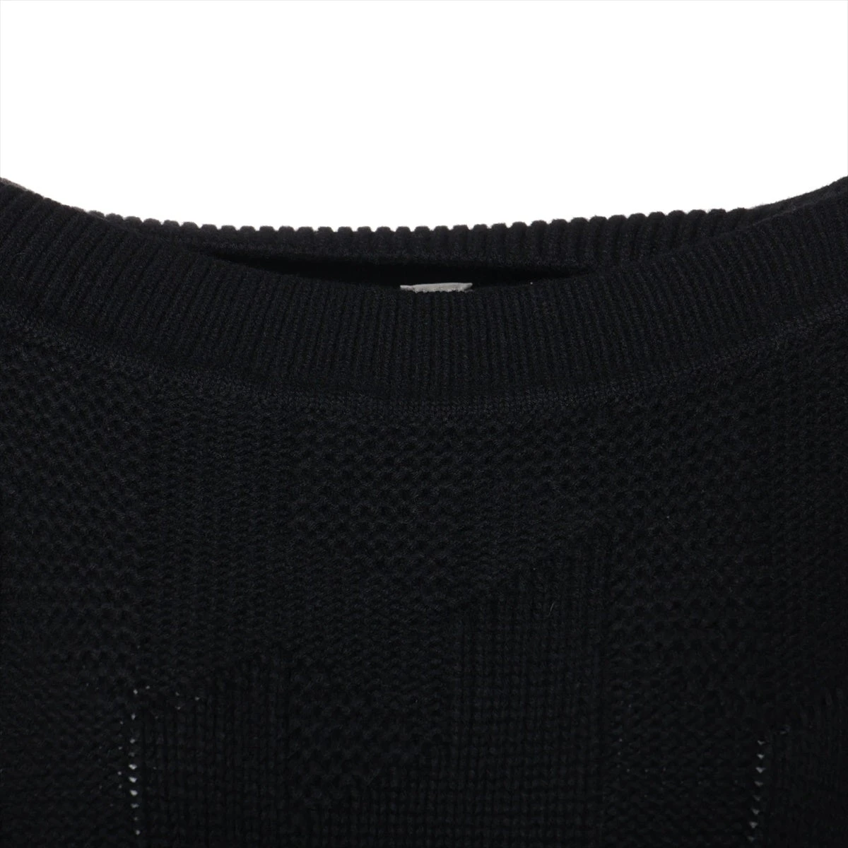未使用同様エルメス24aw Hロゴウールニット34サイズ黒 未使用同様エルメス24aw Hロゴウールニット34サイズ黒