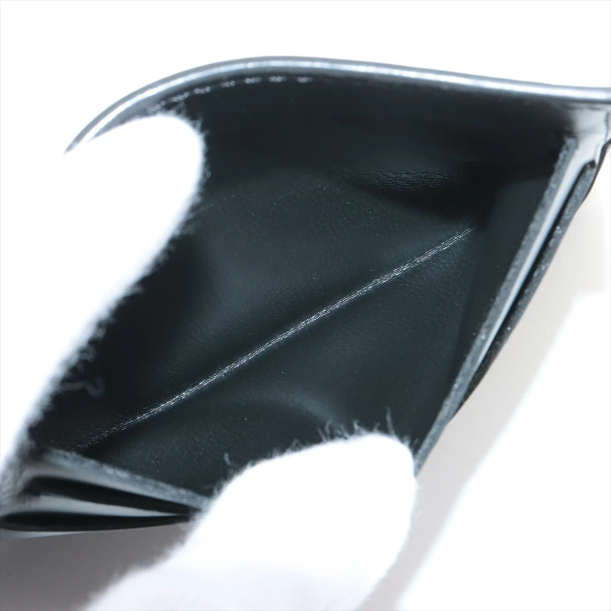 【✨美品✨】ベルルッティ カリグラフィ エベネ マネークリップ ベルルッティ カリグラフィ レザー マネークリップ ブラック