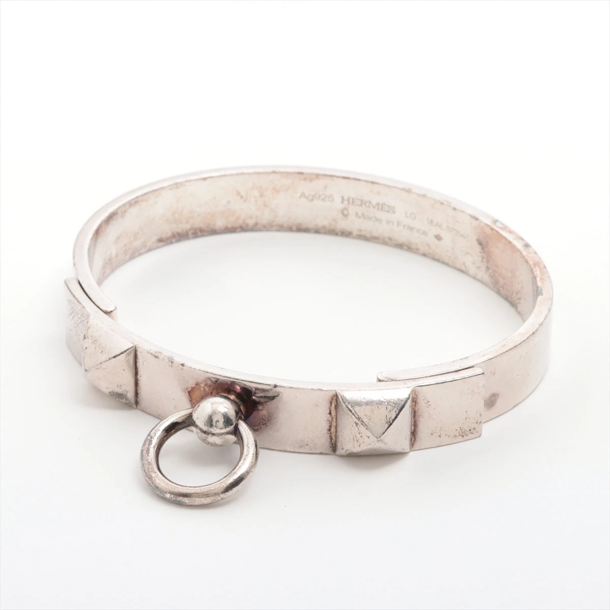エルメス コリエドシアン バングル 925 47.0g シルバー A3035609