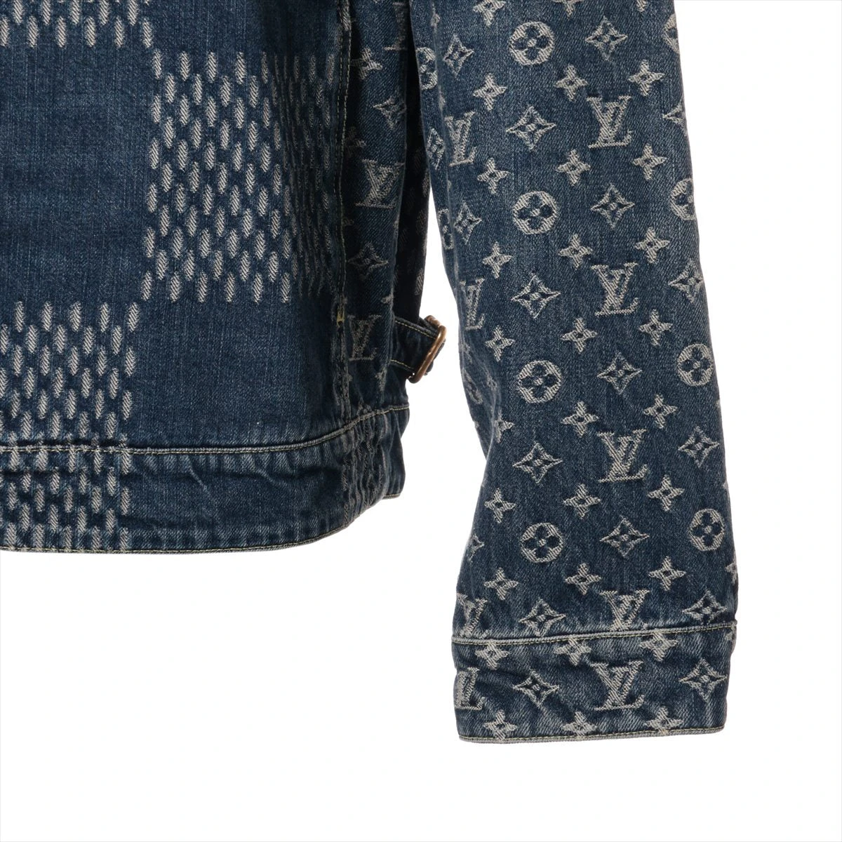 ルイヴィトン　ジャイアントダミエウェーブスモノグラムデニムジャケット　並行輸入品 LOUIS VUITTON(ルイ・ヴィトン) ジャイアント ダミエ ウェーブス