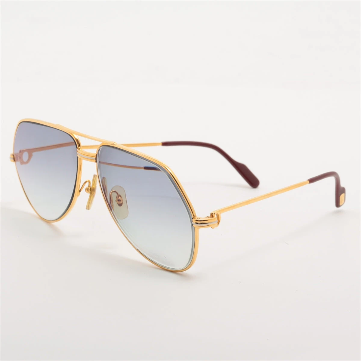 カルティエ トリニティ サングラス 62□14 140 GP ゴールド A3033788