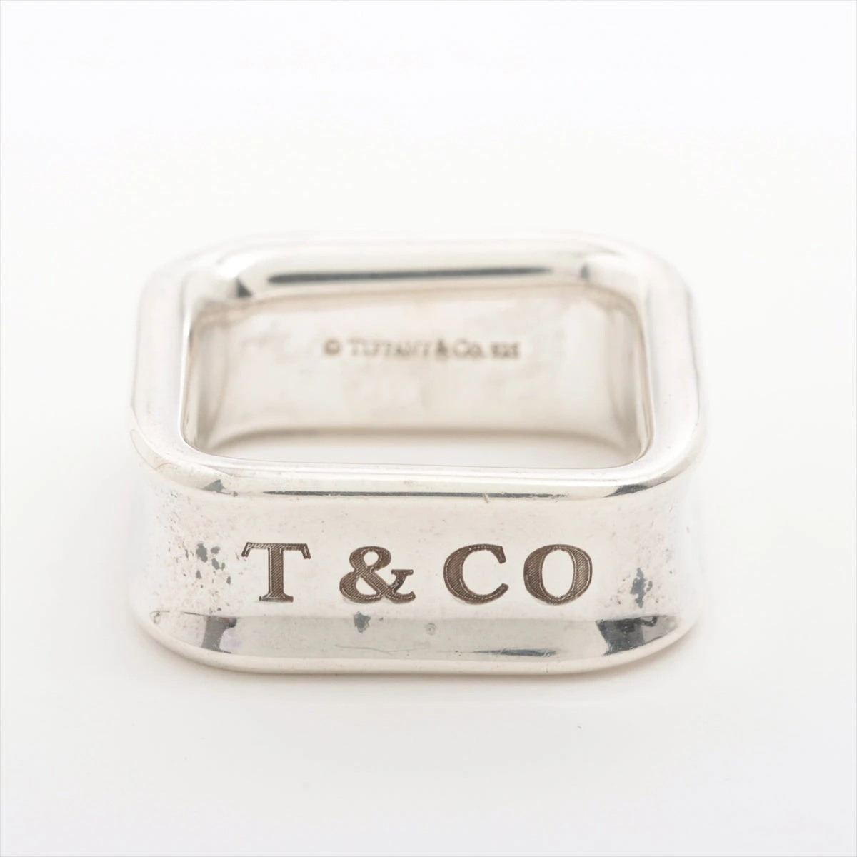 TIFFANY&Co.】ティファニー 1837 スクエア シルバー925 6.5号