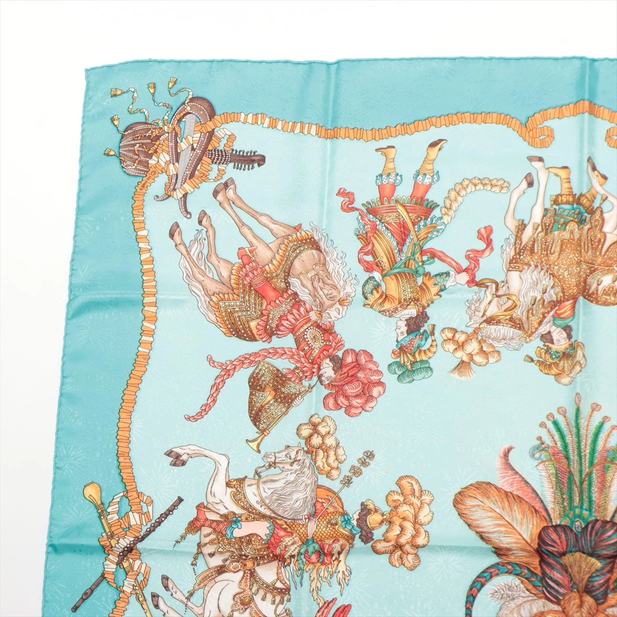 エルメス カレ90 LES FETES DU ROI SOLEIL 太陽王の祝典 スカーフ