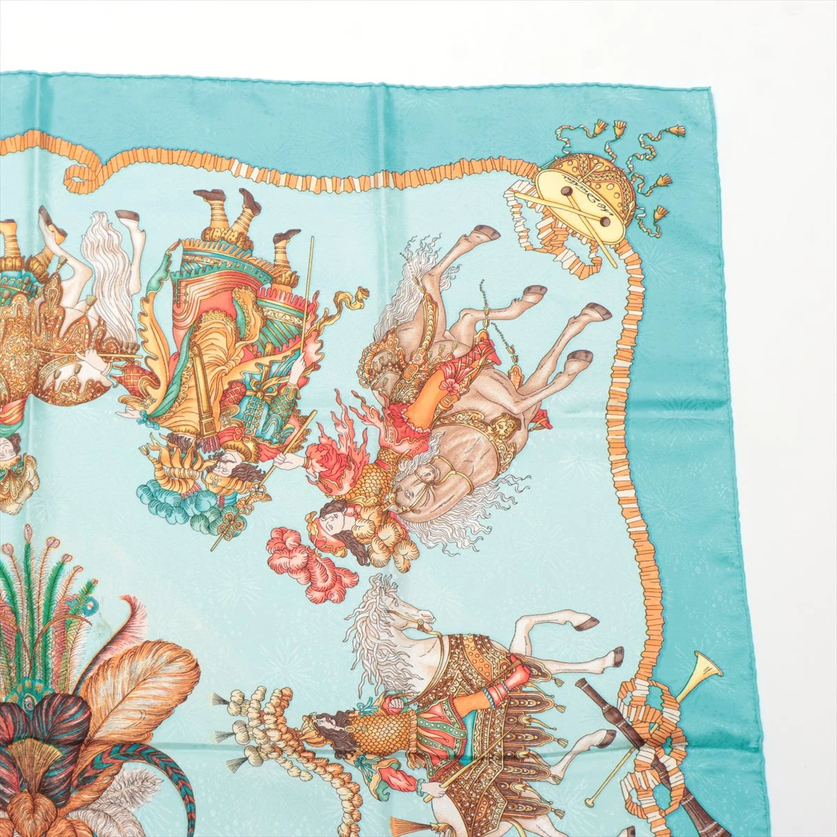 エルメス カレ90 LES FETES DU ROI SOLEIL 太陽王の祝典 スカーフ