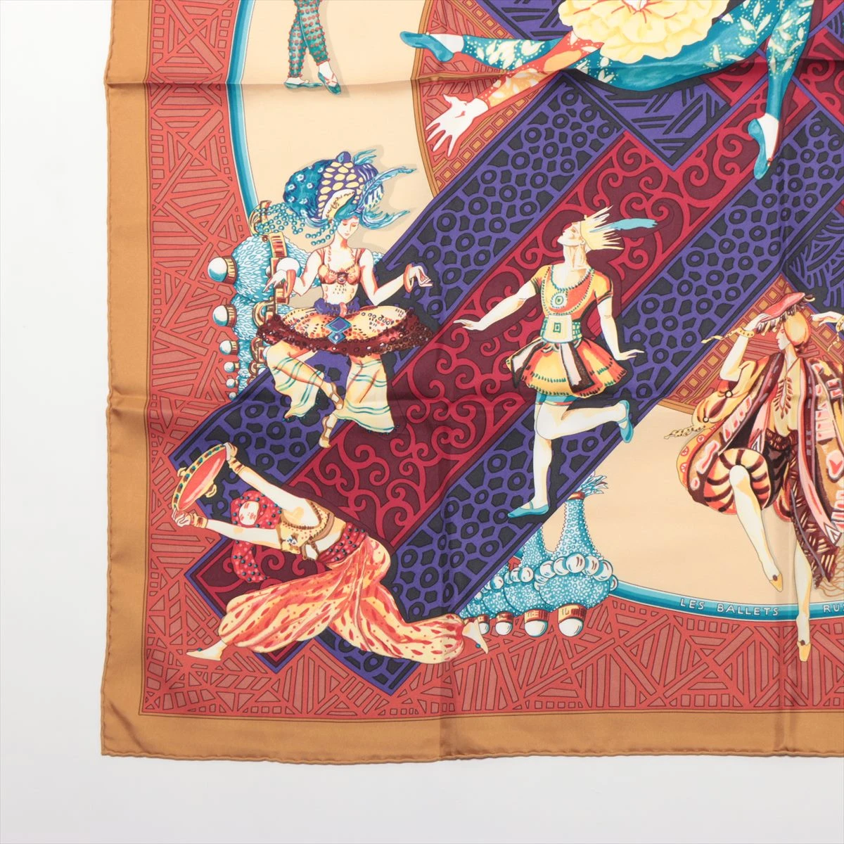 エルメス カレ90 LES BALLETS RUSSES ロシア バレエ スカーフ