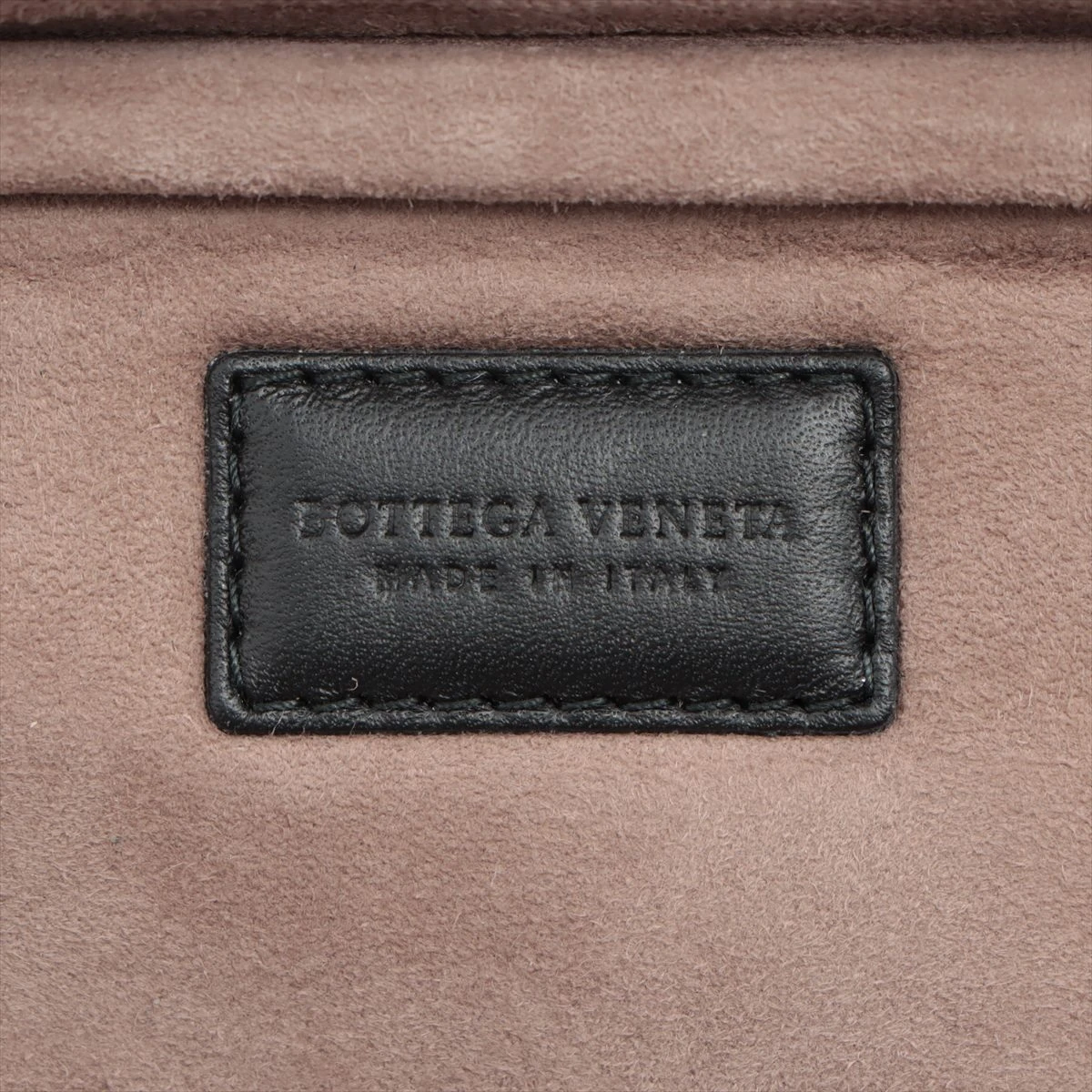 ボッテガヴェネタ イントレチャート レザー ウォッチケース ブラック