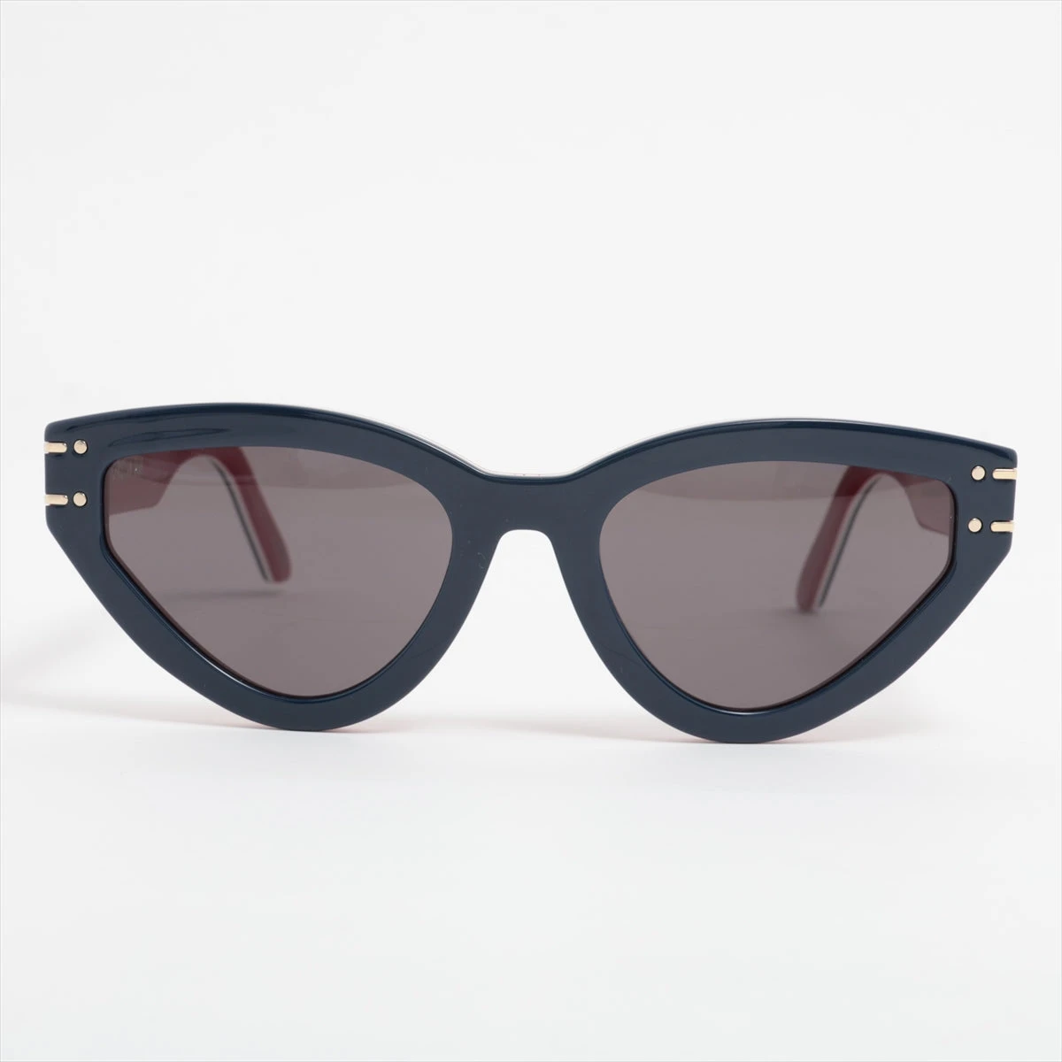 ディオール サングラス プラスチック ネイビー×レッド A3037693｜中古  