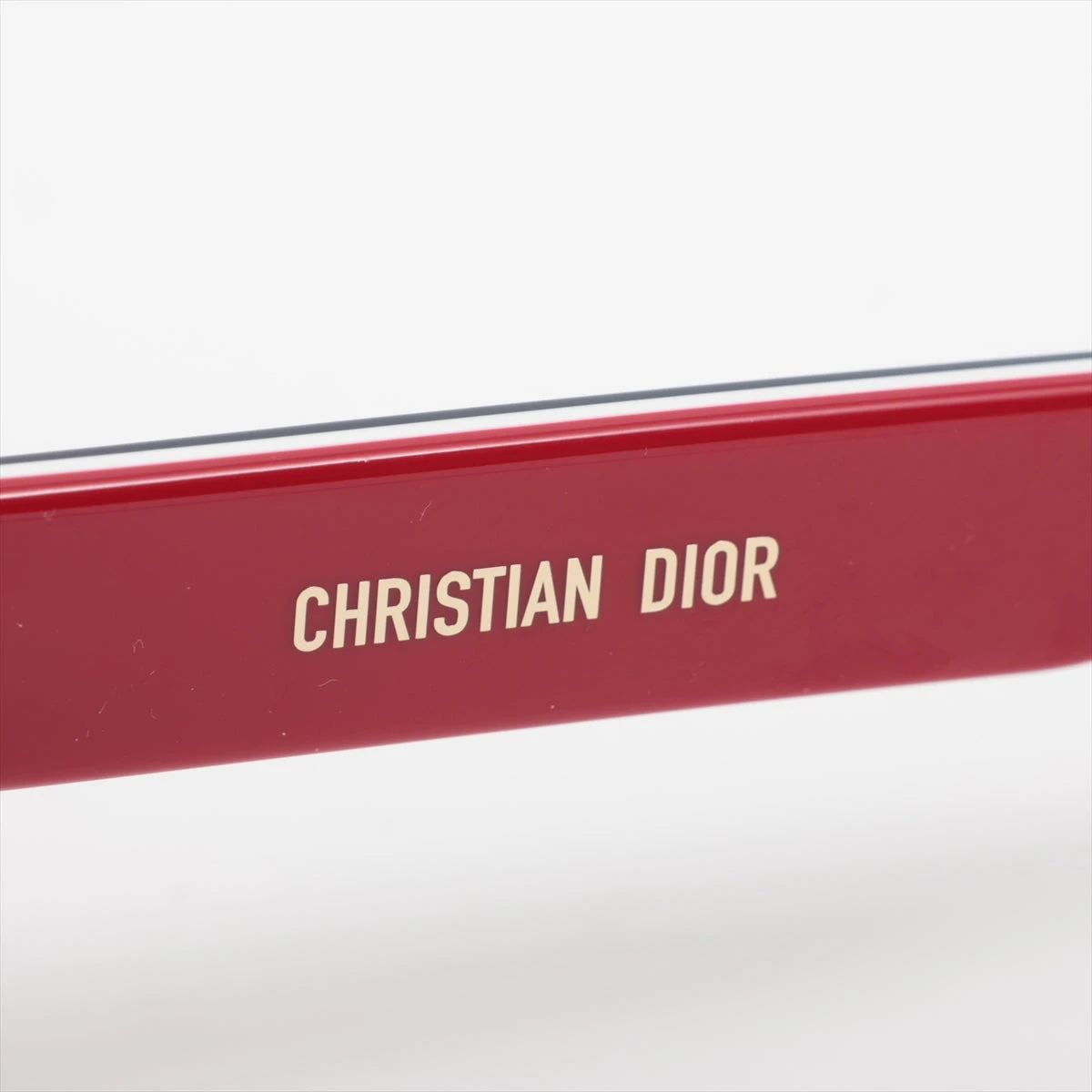 ディオール サングラス プラスチック ネイビー×レッド A3037693｜中古  