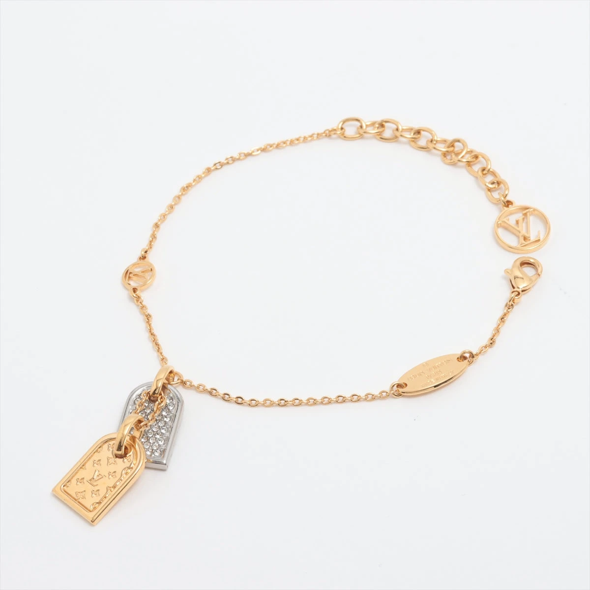 【極美品】ルイヴィトン ブラスレ プレシャス ナノグラム ブレスレット ヴィトン M00579 ブラスレ・プレシャス ナノグラム LE0291