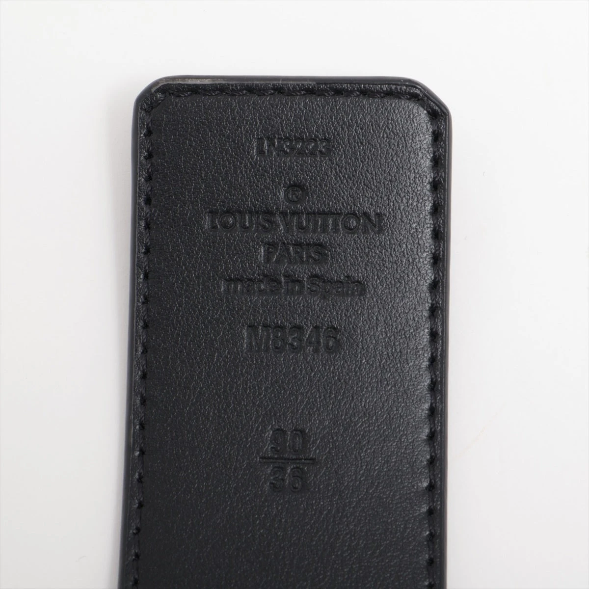 な*き様 ルイ・ヴィトン ブラック ベルト ヴィトン M8346 ベルト LVピクセル 40MMリバーシブル LN3223 ベルト 90
