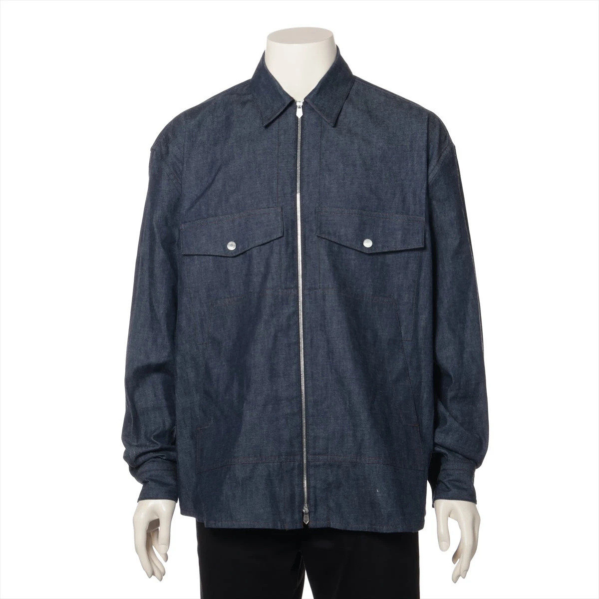 エルメス デニムジャケット ☆海外直営☆エルメス メンズ Veste en jean ジーンズジャケット