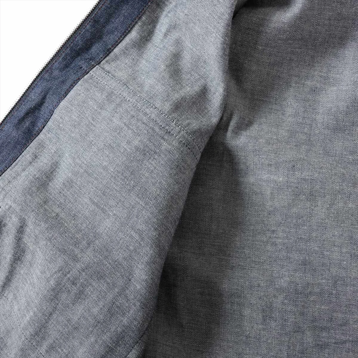 エルメス 23AW コットン デニムジャケット 15 メンズ ブルー セリエ