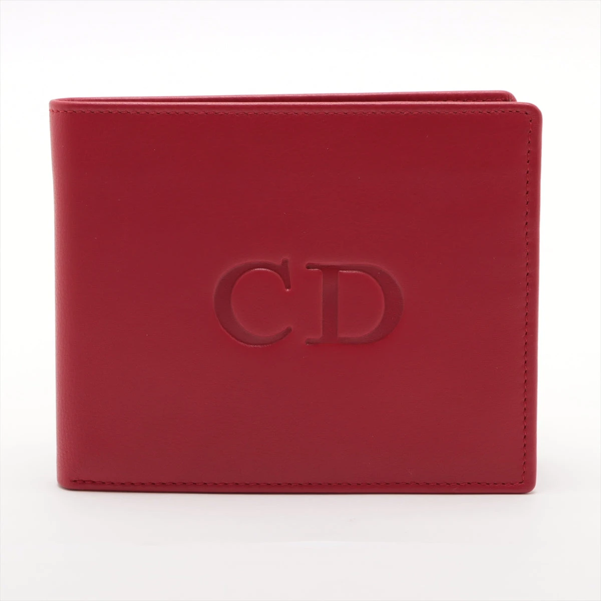 クリスチャンディオール CDロゴ レザー コンパクトウォレット