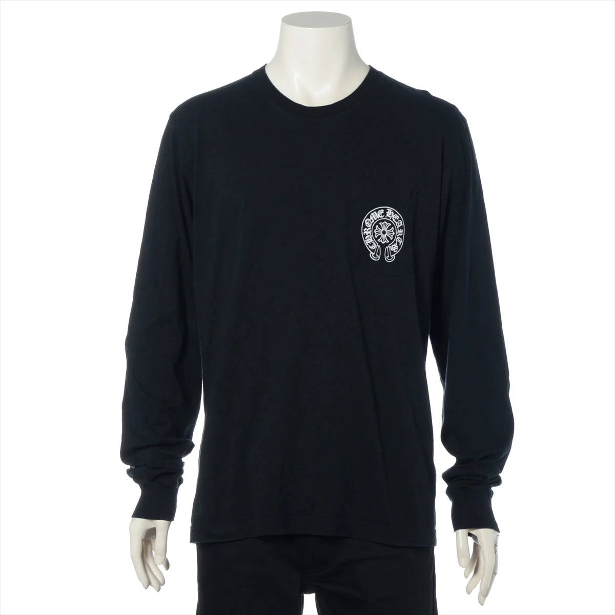 クロムハーツ ホースシュー ロングTシャツ コットン サイズL