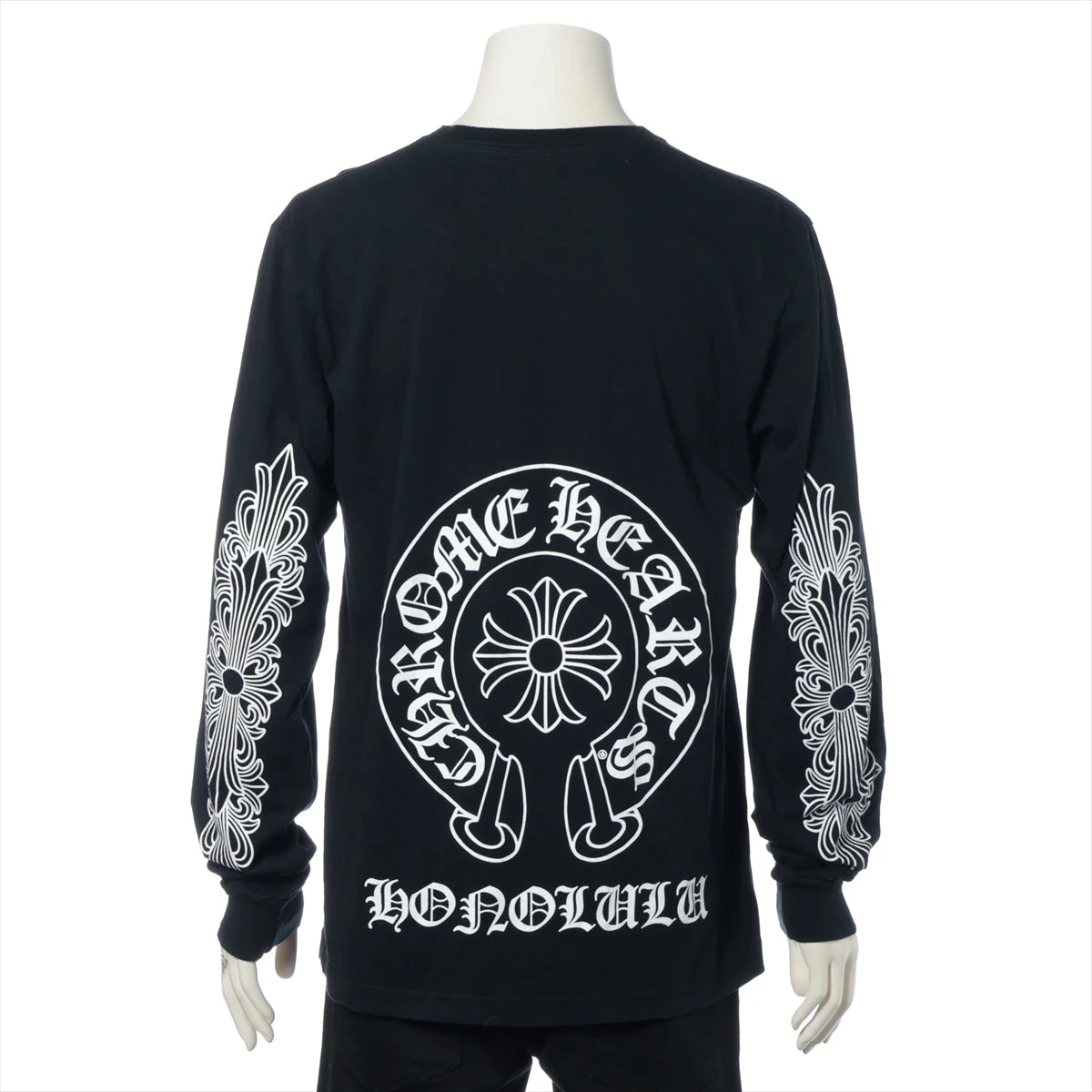 クロムハーツ ホースシュー ロングTシャツ コットン サイズL