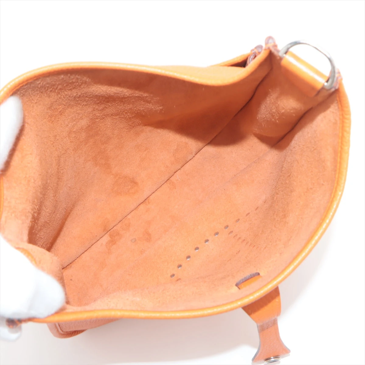 エルメス エブリン3 29 PM トリヨンクレマンス オレンジ シルバー金具 