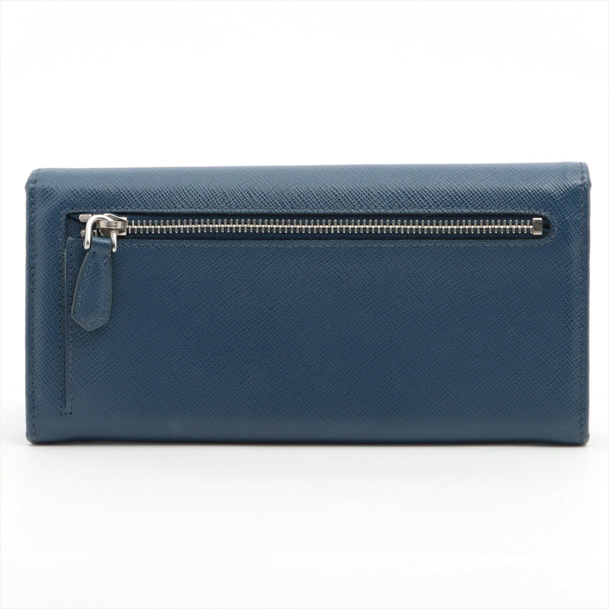 プラダ 1MH037 レザー 財布 ネイビー サフィアーノロック カードケース  