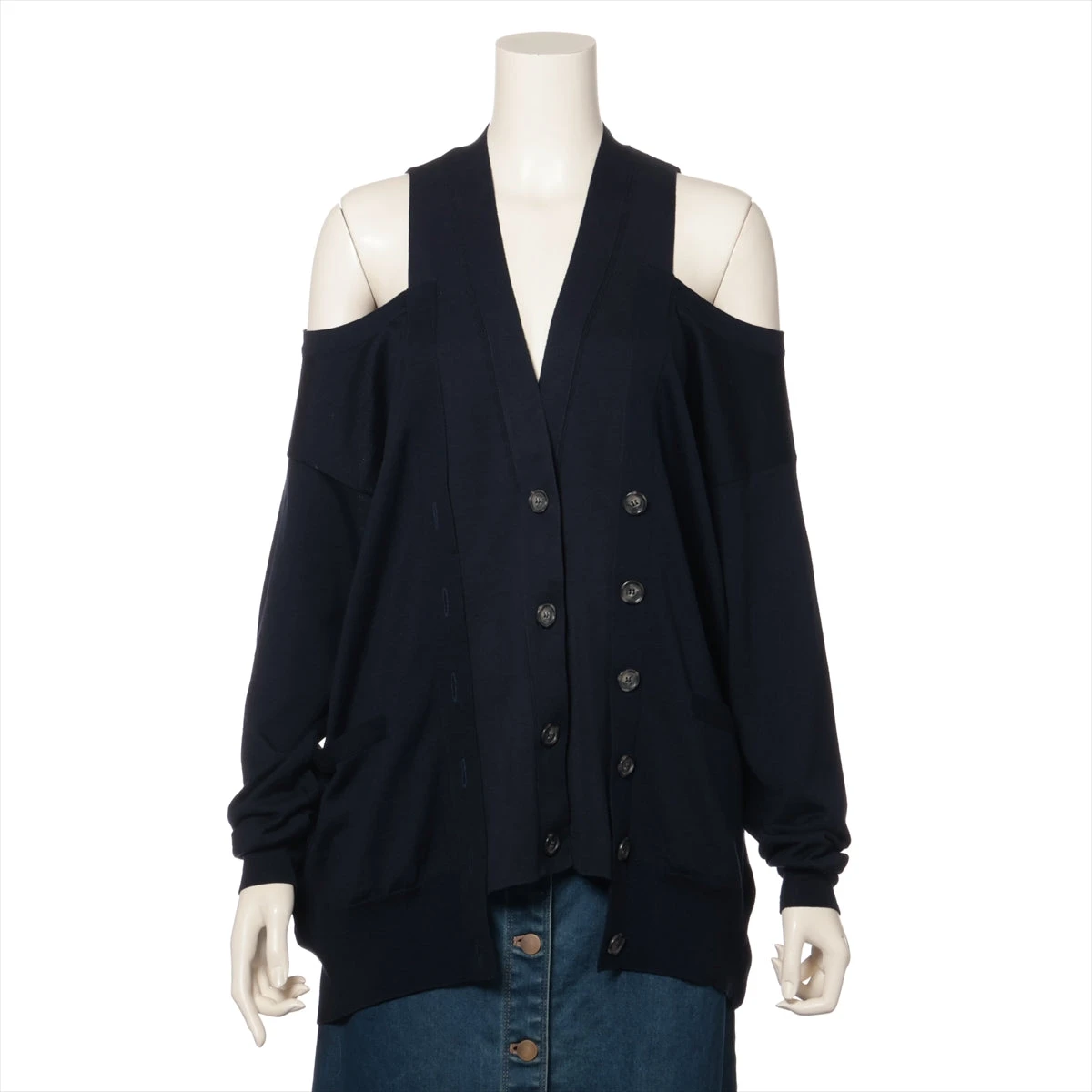 メゾンマルジェラ 15SS コットン×ウール カーディガン XS メゾンマルジェラ 15SS コットン×ウール カーディガン XS