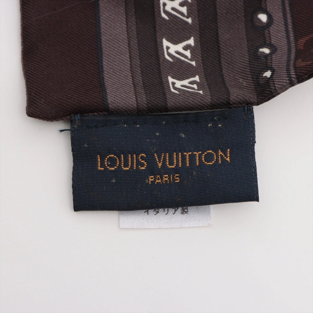 ヴィトン M70853 バンドー LV ワールド IS0138 スカーフ シルク