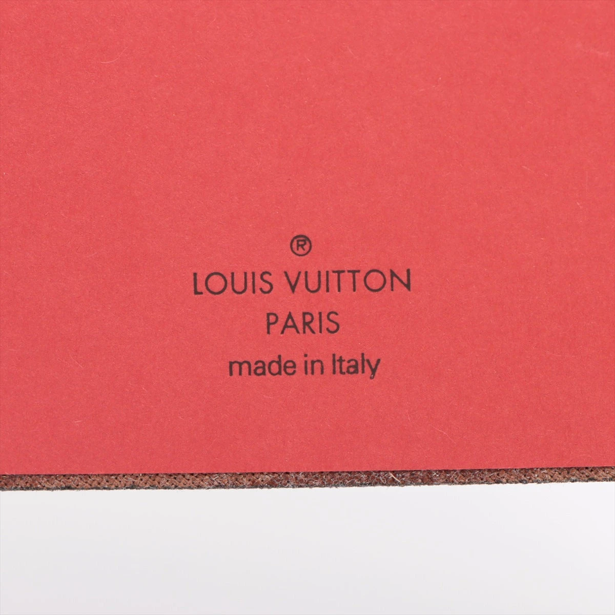 ヴィトン モノグラム カイエクレマンス 型番 ブラウン×レッド ノート