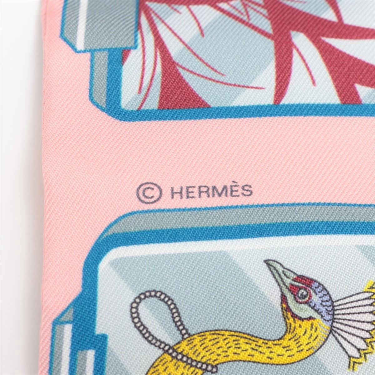 エルメスHERMES ツイリー　ストーリー ツイリー エルメス・ストーリー ネイビー 紺[] Twilly Hermes