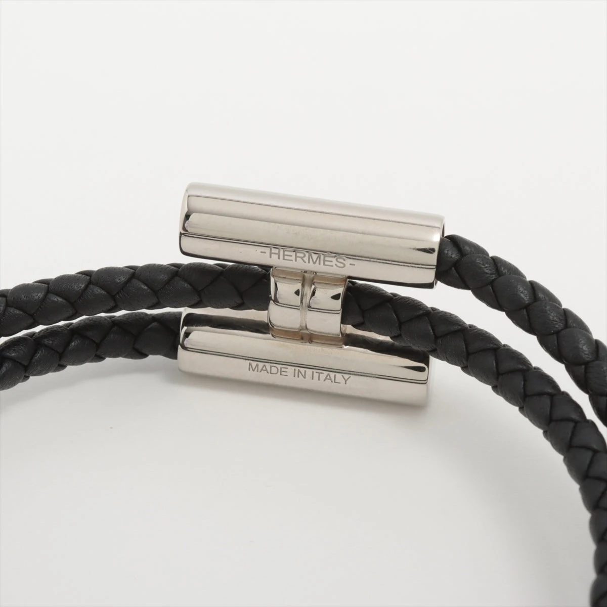 エルメス トゥルニ トレッセ ブレスレット GP×革 ブラック エルメス ブレスレット トゥルニ トレッセ 革 | 東京銀座の