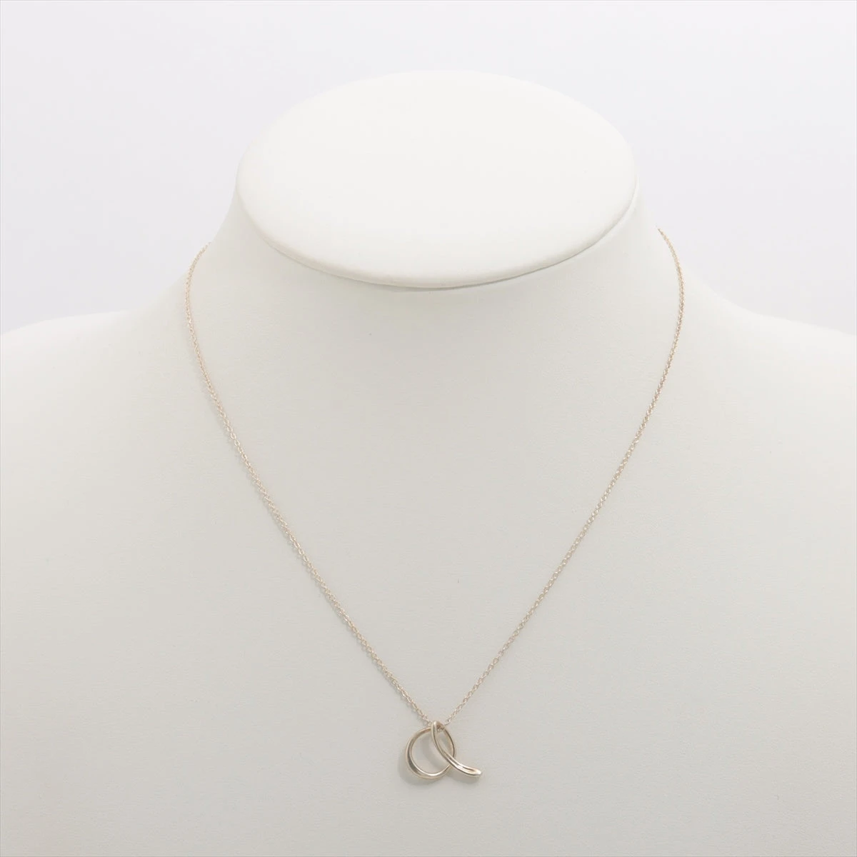 ティファニー エルサペレッティ レター ネックレス 925 1.9g シルバー