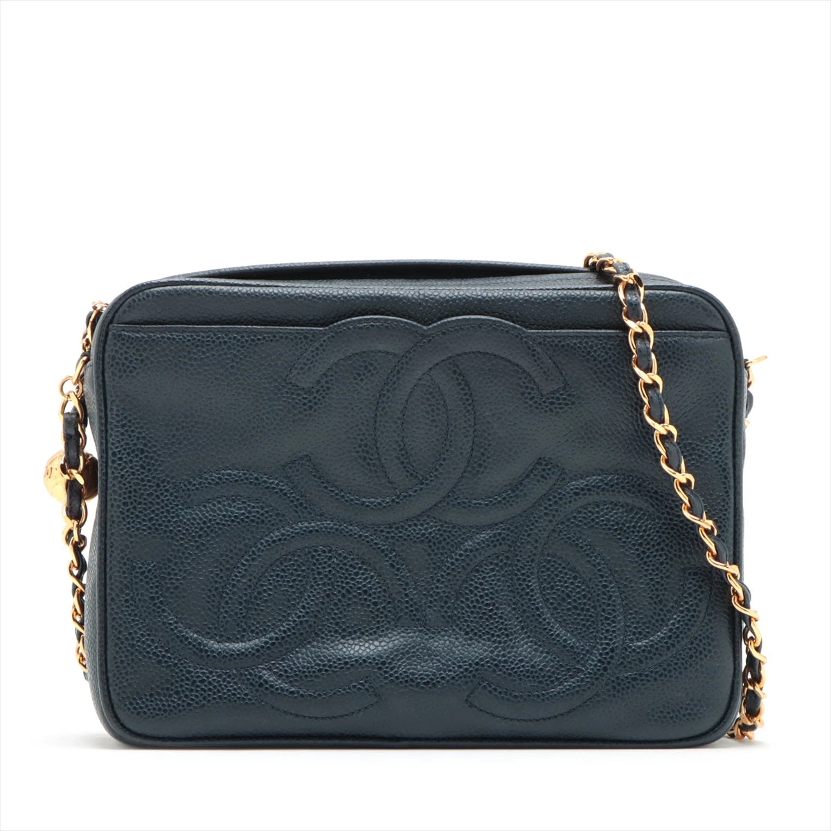 【お宝】CHANEL シャネル キャビアスキン トリプルココ ショルダーバック シャネル トリプルココ キャビアスキン チェーンショルダーバッグ
