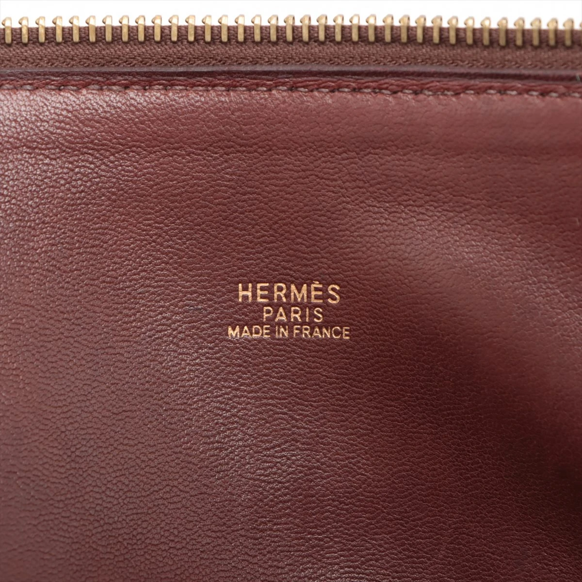 エルメス ボリード31 トリヨンクレマンス ハバナ ゴールド金具 □C 