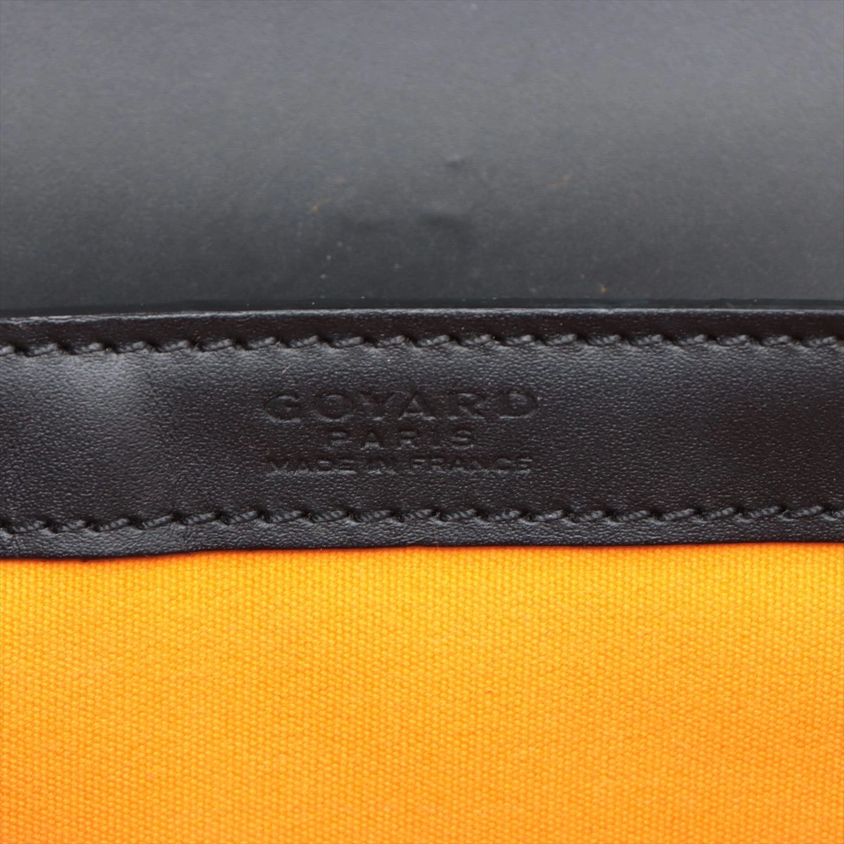 ゴヤール サイゴンPM PVC×レザー 2WAYハンドバッグ ブラック A3035074