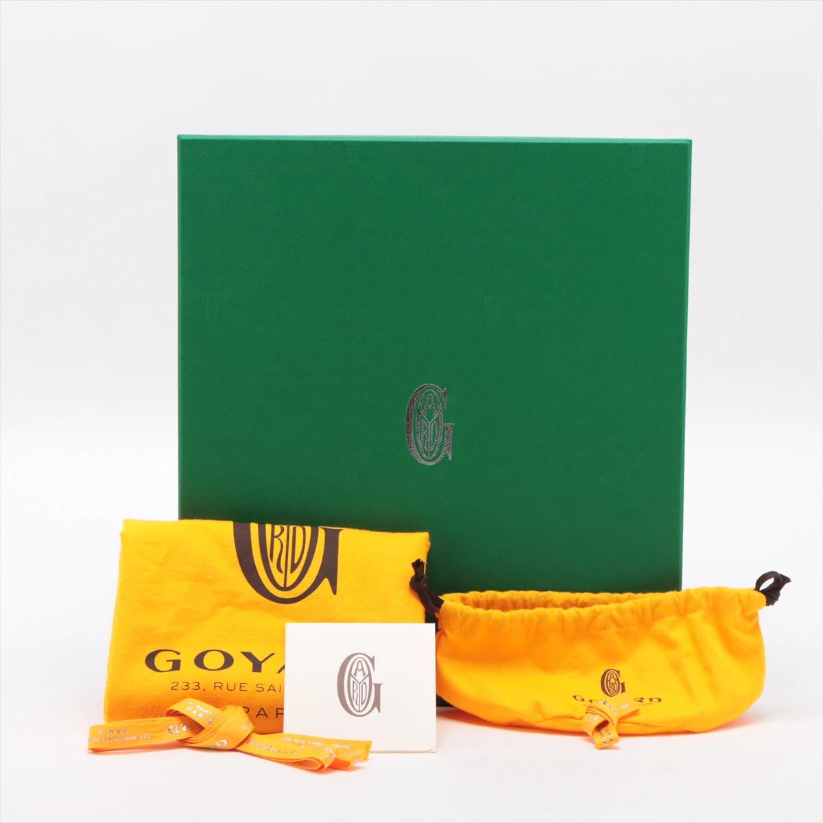 ゴヤール サイゴンPM PVC×レザー 2WAYハンドバッグ ブラック A3035074