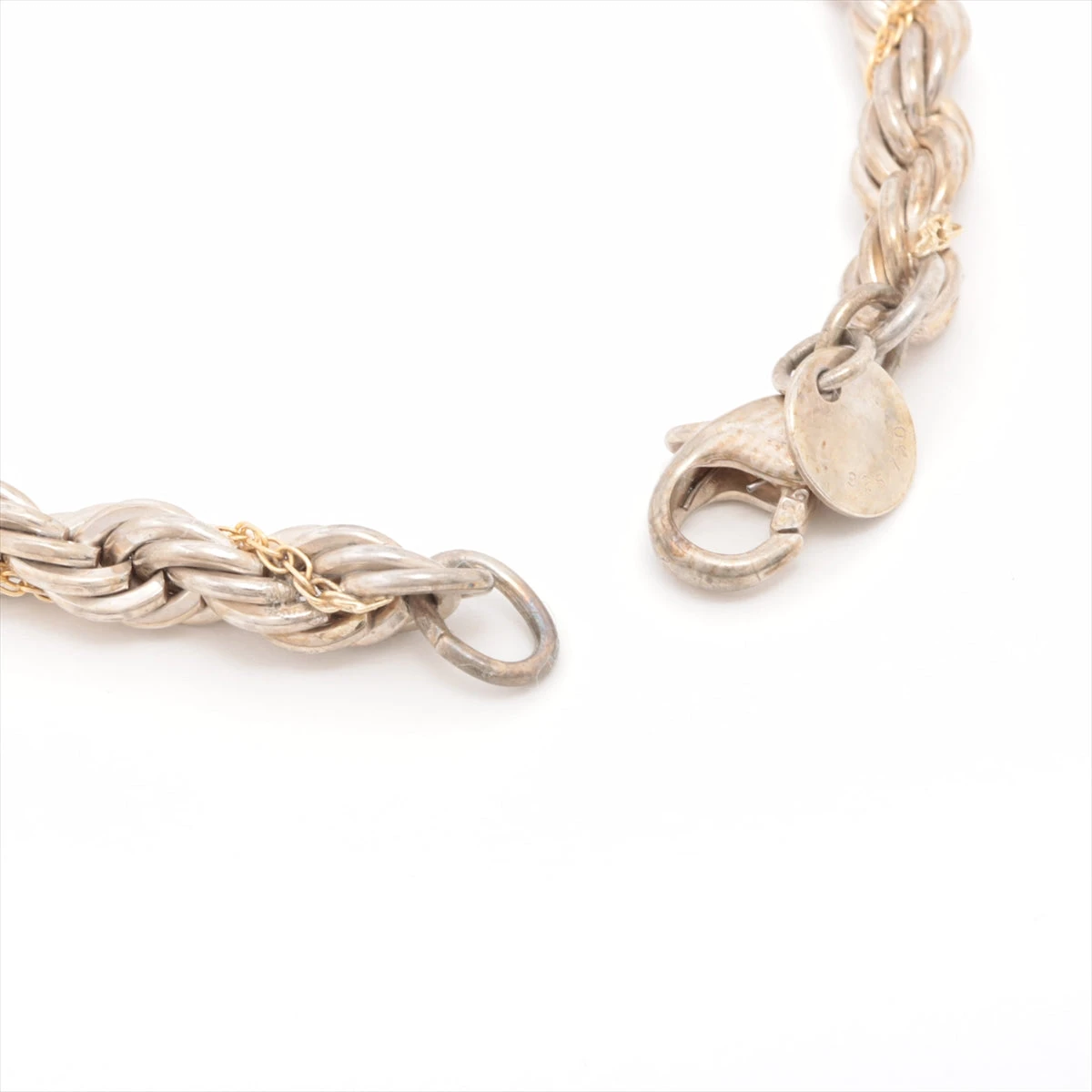 Tiffany＆Co. ダブルアイツイスト　ブレス　925/750 TIFFANY&Co. 【保存袋付き】 ティファニー シルバー フック