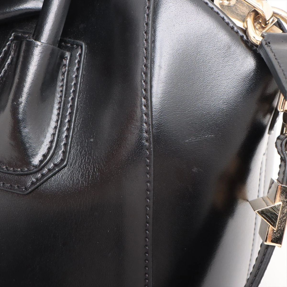 【極美品】ジバンシー アンティゴナ ハンドバッグ 2way レザー 黒 GIVENCHY - ジバンシー GIVENCHY アンティゴナ ミディアム2way