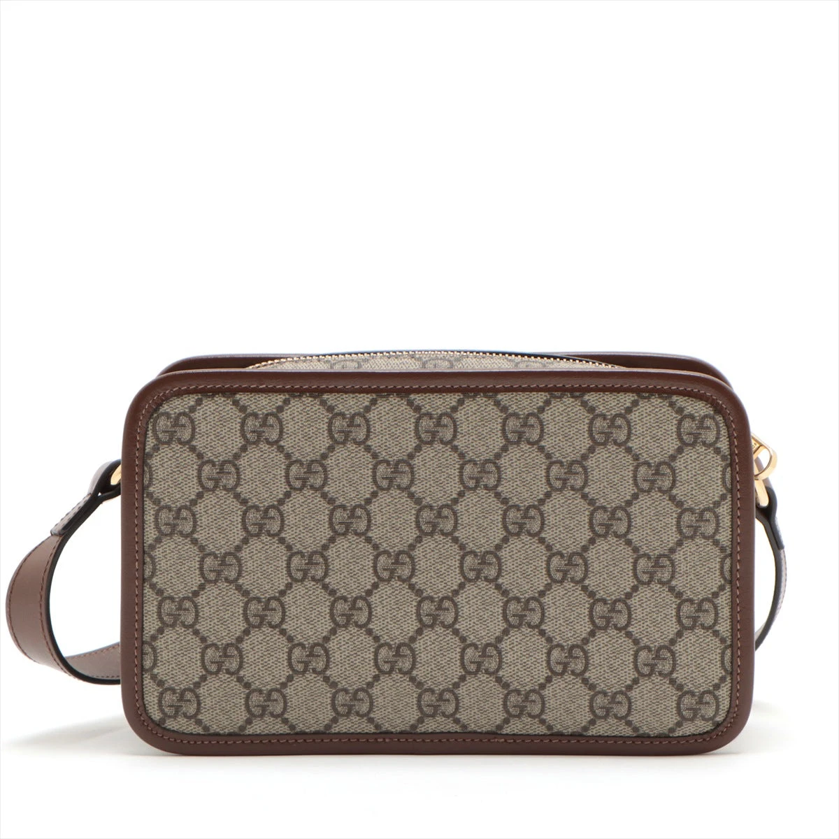 グッチ GGスプリーム インターロッキングG PVC×レザー ショルダー