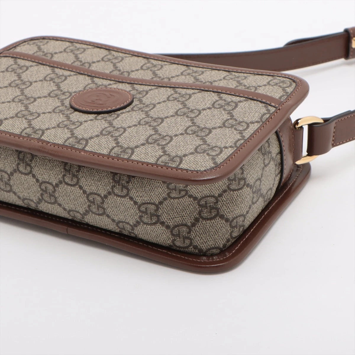 GUCCI ショルダーバッグ GGスプリーム インターロッキング ブラウン GUCCI グッチ インターロッキングG GGスプリーム 2WAY