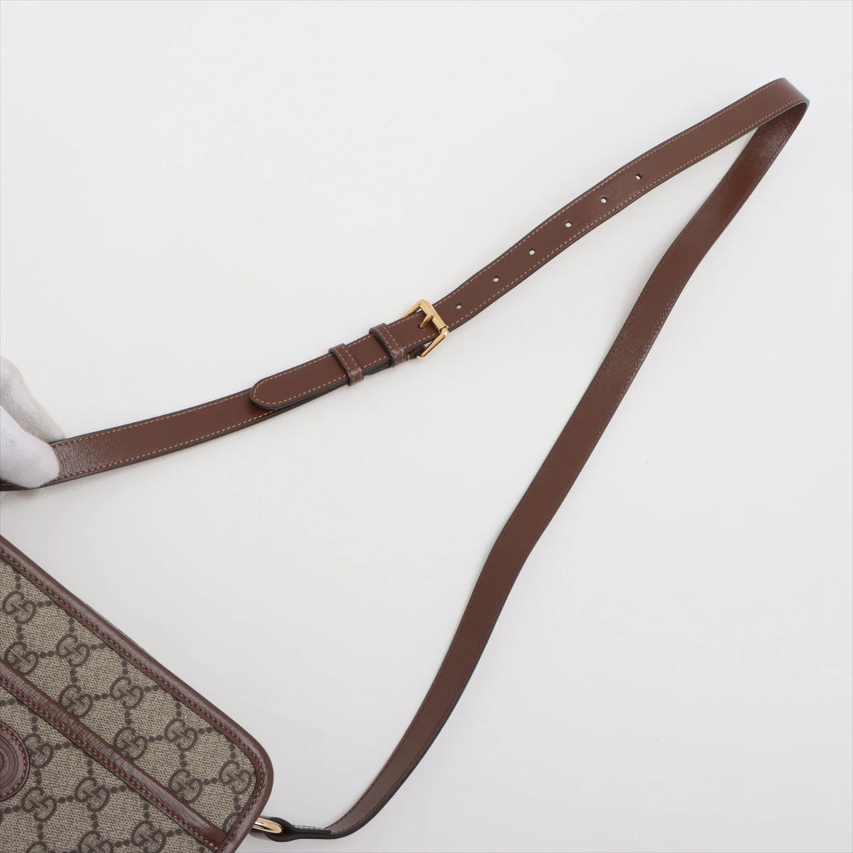 グッチ ショルダーバッグ レザー×PVC インターロッキング GG柄 ブラウン 楽天市場】【バッグ】GUCCI グッチ GGプラス オールドグッチ