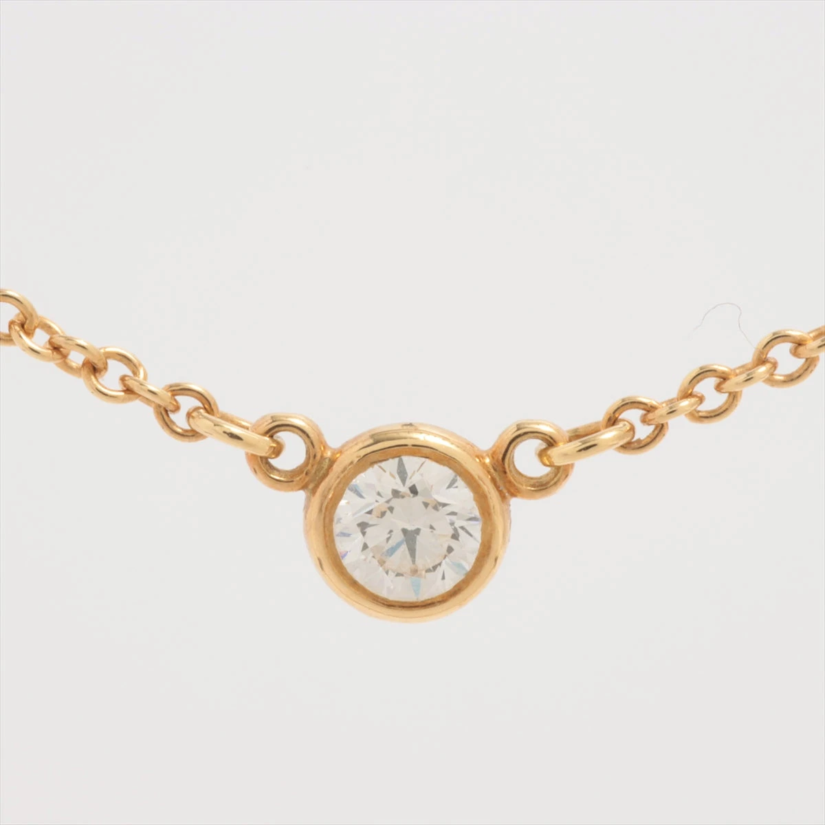 ティファニー　1Pダイヤ　バイザヤード　ネックレス　ホワイトゴールド　750 ティファニー 1Pダイヤ バイザヤード ネックレス ホワイトゴールド 750