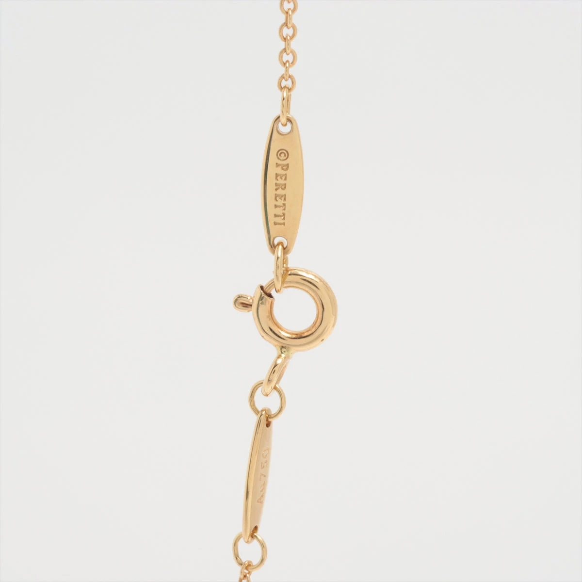 ティファニー バイザヤード 1P ダイヤ ネックレス 750(YG) 1.9g 直径約